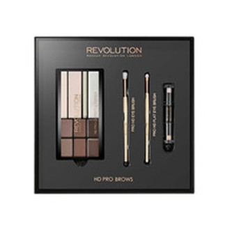 Makeup Revolution HD Pro Brows - Dárková sada na úpravu obočí pro ženy