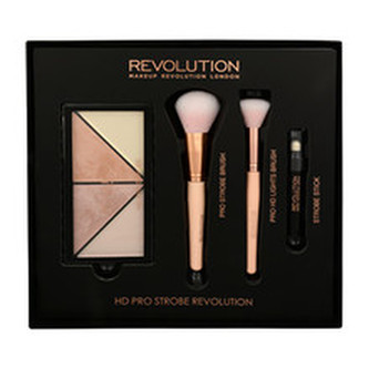 Makeup Revolution HD Pro Strobe Revolution - Dárková sada na rozjasnění tváře pro ženy
