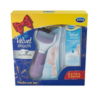 Scholl Velvet Smooth Diamond - Sada péče o nohy 60 ml pro ženy Scholl Velvet Smooth Diamond - Sada péče o nohy 60 ml pro ženy