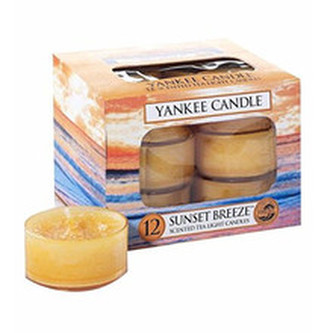 Yankee Candle Sunset Breeze Candle ( vánek při západu slunce ) - Aromatické čajové svíčky ( 12 ks ) 9. ml unisex