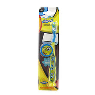 Vitalcare Sponge Bob ToothBrush - Zubní kartáček s krytkou unisex