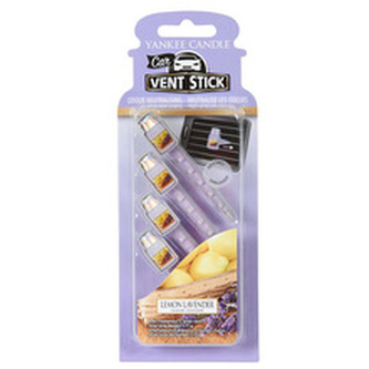Yankee Candle Lemon Lavender Vent Stick ( citron s levandulí ) - Vonné kolíčky do auta 4 ks unisex