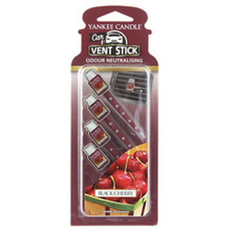 Yankee Candle Black Cherry Vent Stick ( zralé třešně ) - Vonné kolíčk do auta ( 4 ks ) unisex