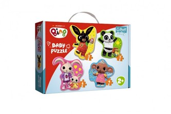 Puzzle baby Bing Bunny a priatelia v krabici 27,5x19x6cm 2+