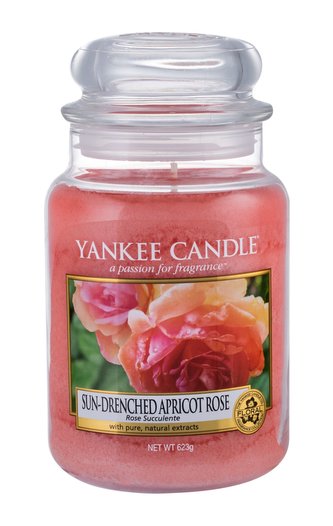 Yankee Candle Sun-Drenched Apricot Rose Vonná sviečka 623 g unisex
