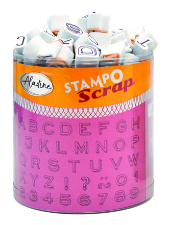 Pečiatky StampoScrap - tri abecedy