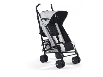 Golfový kočárek Bo bílý s pláštěnkou