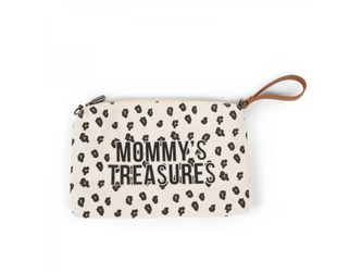 Pouzdro na zip s poutkem Canvas Leopard