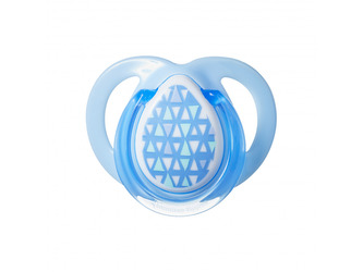 Šidítko C2N silikon Moda 0-6m modré