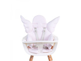 Sedací podložka do dětské židličky Angel Jersey Old Pink