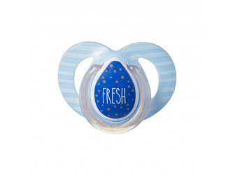 Šidítko C2N silikon Moda 6-18m modré