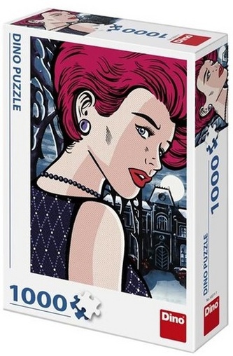 POP ART - TAJOMNÁ ŽENA 1000 Puzzle NOVÉ