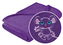 Přikrývka Korall micro s výšivkou - fialová -myška - 75x100 cm