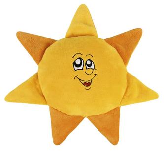 Tvarovaný vankúšik - slniečko - priem. 34 cm