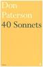 40 Sonnets