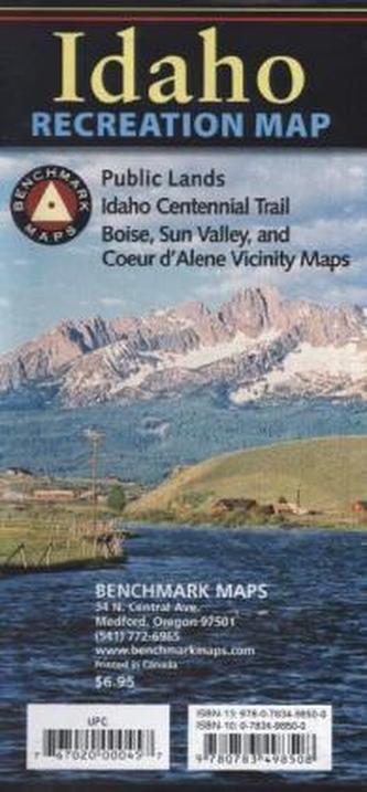 Benchmark Recreation Map Idaho