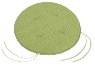 Sedák Adéla kulatý hladký - Uni zelená - průměr 40 cm