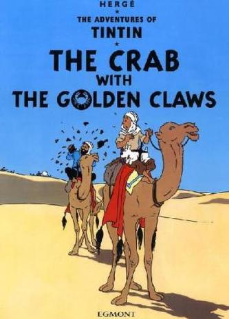 The Adventures of Tintin - The Crab with the Golden Claws. Die Krabbe mit den goldenen Scheren, englische Ausgabe