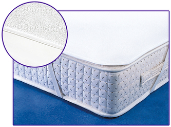 Chránič s PVC zátěrem - bílá - PVC  60x120 cm