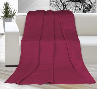 Prikrývka KIRA PLUS - NOVÁ FARBA - vínová - 150x200 cm
