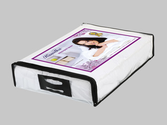 Taška na lôžkoviny (40x50x10cm) - čierne plastové držadlo