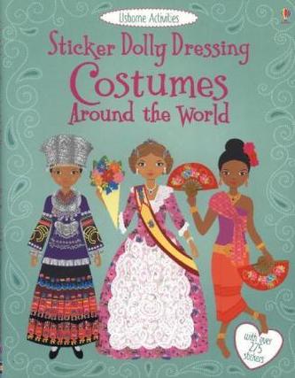 Sticker Dolly Dressing, Costumes Around the World. Mein Anziehpuppen-Stickerbuch: Reise um die Welt, englische Ausgabe