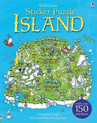 Usborne Sticker Puzzle Island