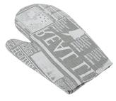 Kuchyňská chňapka - noviny šedé - chňapka 28x18 cm