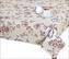 Ubrus Dana - vínovobílý květ - 70x70 cm