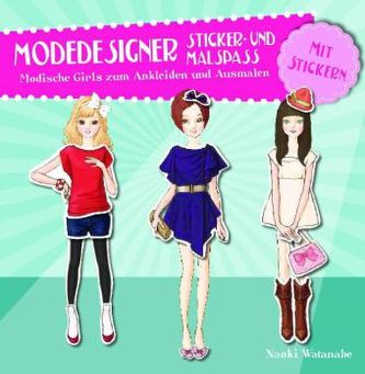 Modedesigner, Sticker- und Malspass. Tl.2