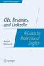 CVs, Resumes, and LinkedIn