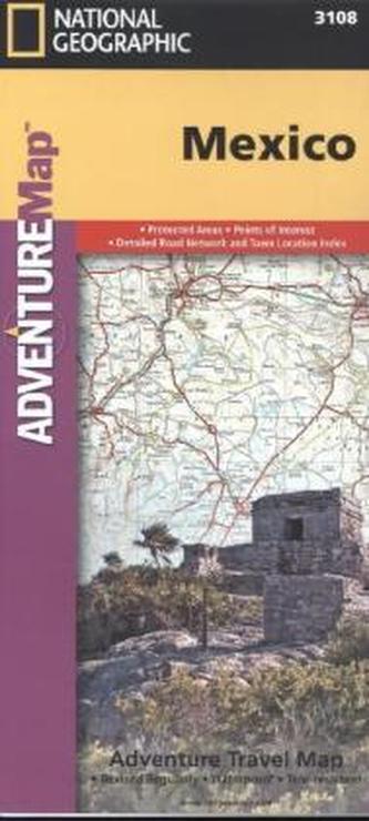 National Geographic Adventure Map Mexico