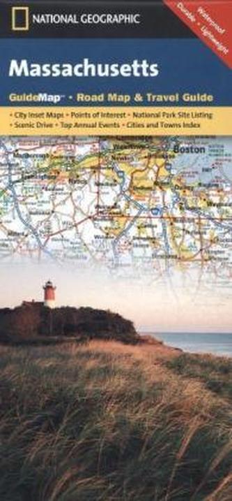 National Geographic GuideMap Massachusetts