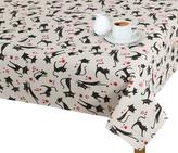 Ubrus IVO - černá kočka - 70x70 cm