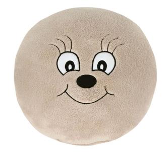 Vankúšik Gulička - béžová - priemer 35 cm