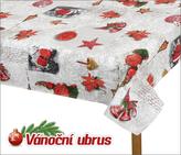 Ubrus VÁNOCE - vánoční ozdoby - 60x60 cm