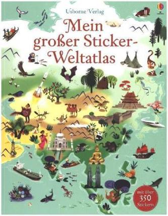 Mein großer Sticker-Weltatlas