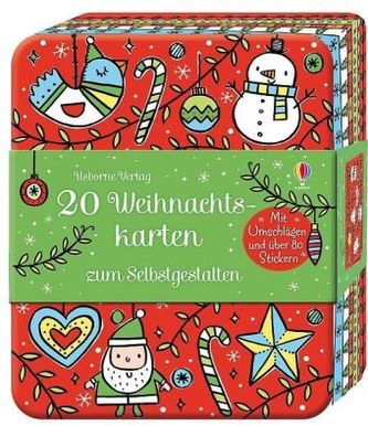 20 Weihnachtskarten zum Selbstgestalten