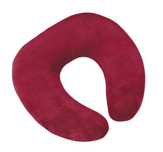 Vankúšik cestovná podkova - vínová - 30x35 cm