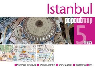 Istanbul PopOut Map, 5 maps