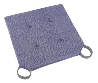 Sedák hladký Ulla - Uni fialová režná - 40x40 cm,hladký