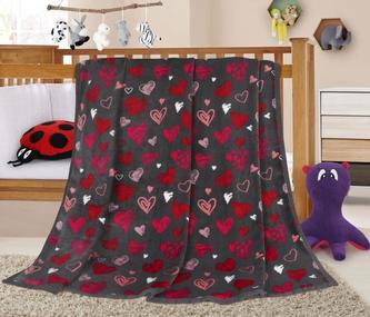 ELLA - srdíčka - 100x155 cm