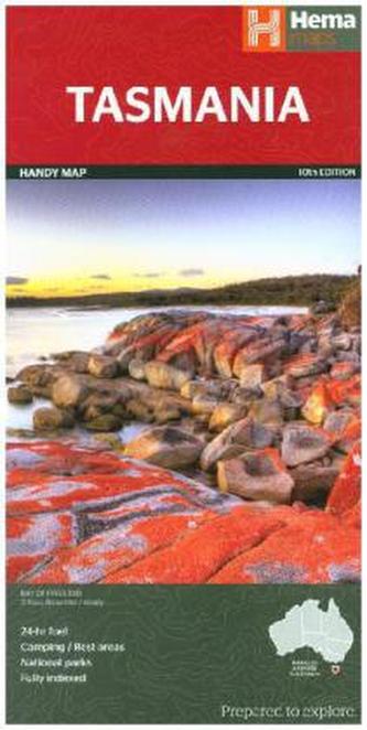 Hema Maps Tasmania Handy Map