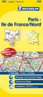 Michelin Karte Paris, Ile-de-France/Nord. Oise, Paris, Val d' Oise