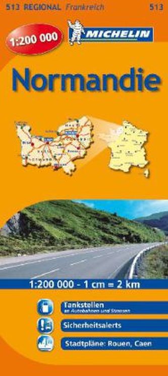 Michelin Karte Normandie