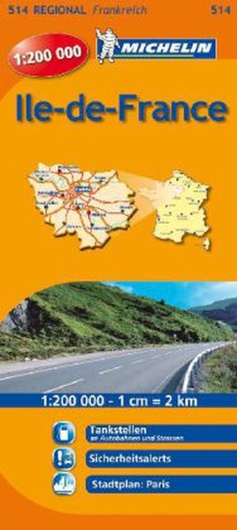 Michelin Karte Ile-de-France