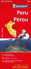 Michelin Karte Peru. Pérou