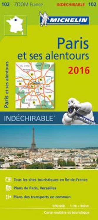 Michelin Karte Paris und Umgebung 2016