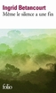Même le silence a une fin. Kein Schweigen, das nicht endet, französische Ausgabe