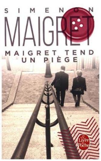 Maigret tend un piege. Maigret stellt eine Falle, französische Ausgabe